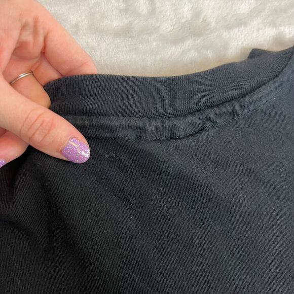 VTG Champion Truck Spark Plug Shirt Mens XL Black Auto Mechanic Car Hot Rod Logo - Picture 10 of 12